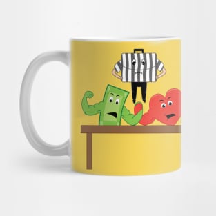 Money versus Passion Mug